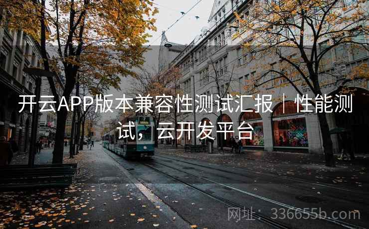 开云APP版本兼容性测试汇报｜性能测试，云开发平台