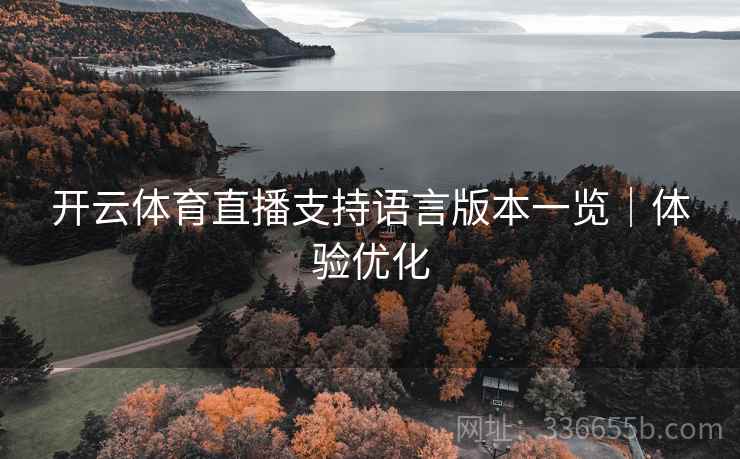 开云体育直播支持语言版本一览｜体验优化