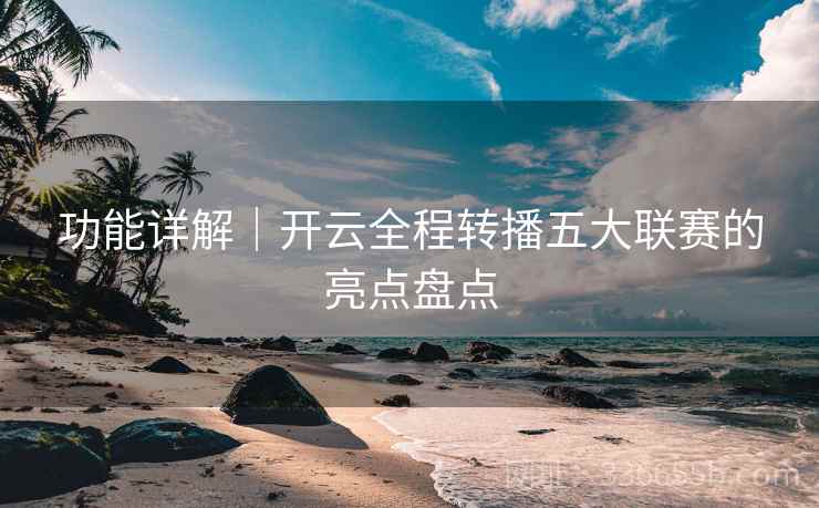 功能详解｜开云全程转播五大联赛的亮点盘点